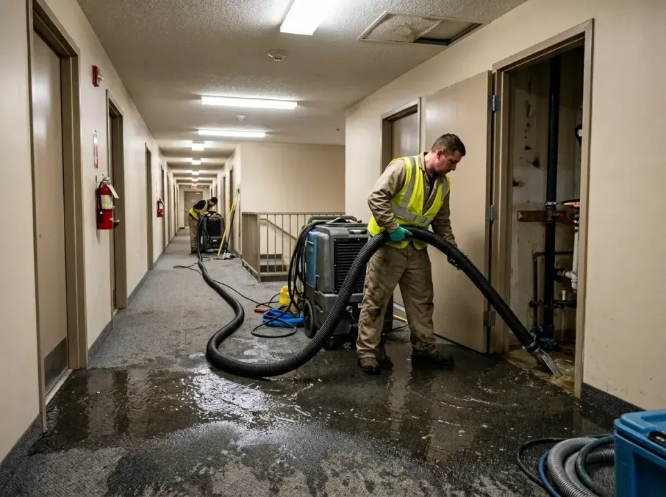 multi-unit-apartment-hallway-f-005 — frequently asked questions, Emergency Burst Pipe Water Extraction & Removal in Mesquite…
